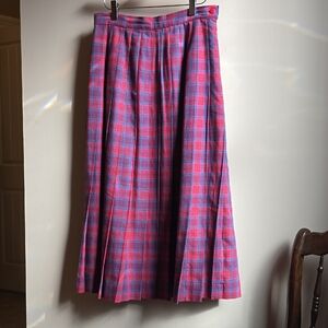 Vintage Laura Ashley Pleated Skirt